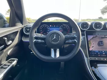 Mercedes Benz C 300 AMG 2022 Model Year White Color Exterior Black Interior