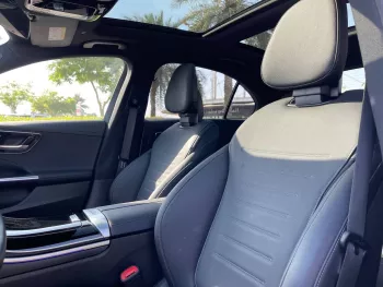 Mercedes Benz C 300 AMG 2022 Model Year White Color Exterior Black Interior