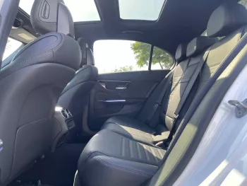 Mercedes Benz C 300 AMG 2022 Model Year White Color Exterior Black Interior