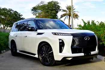 Infiniti QX80 Autograph 2025 Model Year V6 3.5L White Color Exterior