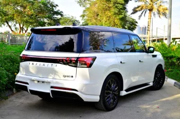 Infiniti QX80 Autograph 2025 Model Year V6 3.5L White Color Exterior