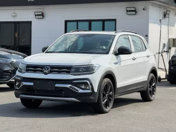 Volkswagen T-Cross 1.5L 2024 Model Year White Color Exterior Black Interior