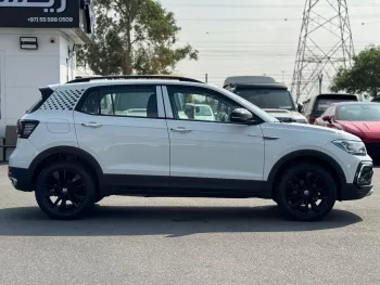 Volkswagen T-Cross 1.5L 2024 Model Year White Color Exterior Black Interior