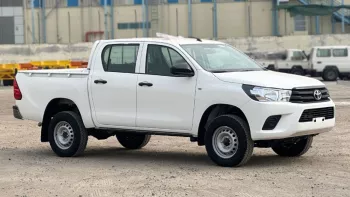 Toyota Hilux D 2025 Model Year DC 4WD 2.4L MT White Color Exterior