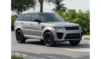 Land Rover Range Rover SVR 2019 Model Year Silver Color Exterior