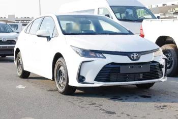 TOYOTA COROLLA 2024 MODEL YEAR 1.6L PETROL XLI-E WHITE COLOR EXTERIOR