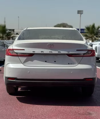 Toyota Camry Hybrid 2025 Model Year White Color Exterior