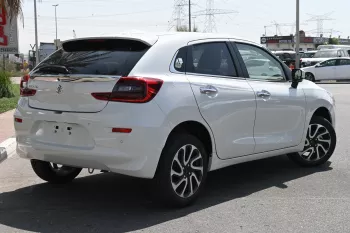 Suzuki Baleno GLX 1.5L Petrol 2025 Model Year White Color Exterior