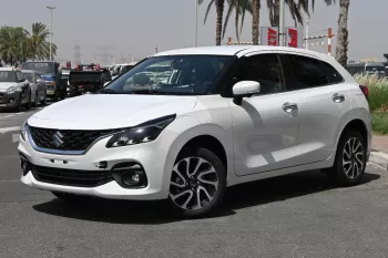 Suzuki Baleno GLX 1.5L Petrol 2025 Model Year White Color Exterior