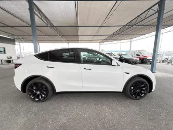 Tesla Model Y Long Range 2024 Model Year White Color Exterior