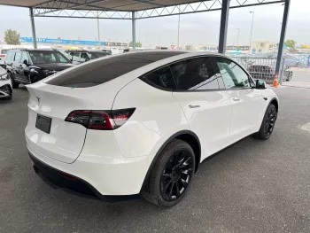 Tesla Model Y Long Range 2024 Model Year White Color Exterior