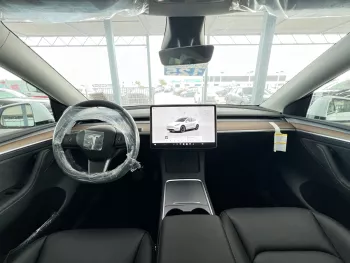 Tesla Model Y Long Range 2024 Model Year White Color Exterior