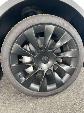 Tesla Model Y Long Range 2024 Model Year White Color Exterior