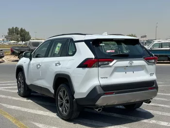 TOYOTA RAV4 LIMITED 2025 MODEL YEAR WHITE COLOR EXTERIOR