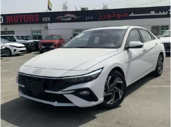Hyundai Elantra 2025 Model Year White Color Exterior