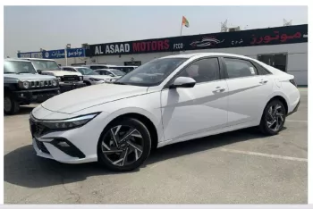 Hyundai Elantra 2025 Model Year White Color Exterior
