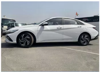 Hyundai Elantra 2025 Model Year White Color Exterior
