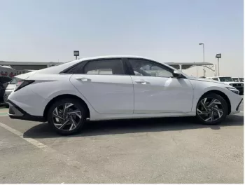 Hyundai Elantra 2025 Model Year White Color Exterior