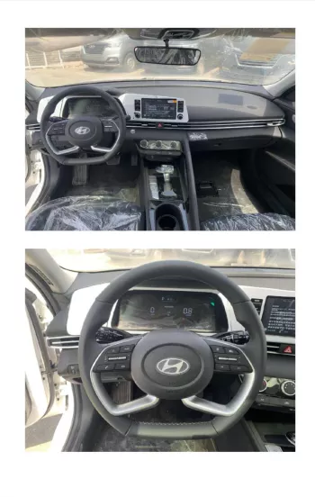 Hyundai Elantra 2025 Model Year White Color Exterior