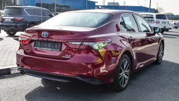 Toyota Camry 2.5L XLE Hybrid 2022 Model Year Red Color Exterior