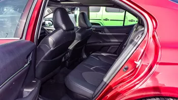Toyota Camry 2.5L XLE Hybrid 2022 Model Year Red Color Exterior