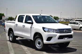 TOYOTA HILUX DOUBLE CAB PIKCUP 2025 MODEL YEAR DLX-E DIESEL WHITE COLOR