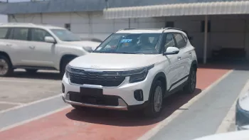 Kia Seltos 1.5L Petrol 2025 Model Year White Color Exterior