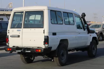 TOYOTA LAND CRUISER 78 2025 MODEL YEAR 2.8L DIESEL GRADE E WHITE COLOR
