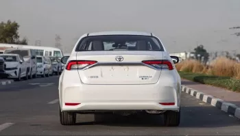 Toyota corolla 2025 Model Year 1.8L Hybrid Elite White Color Exterior