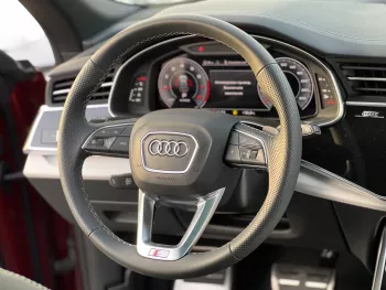 Audi Q8 Petrol 2023 Model Year Red Color Exterior