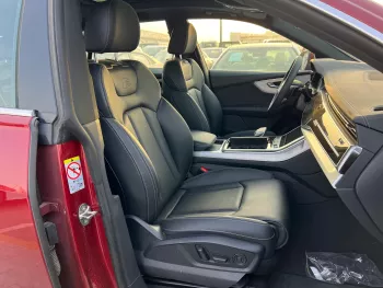 Audi Q8 Petrol 2023 Model Year Red Color Exterior