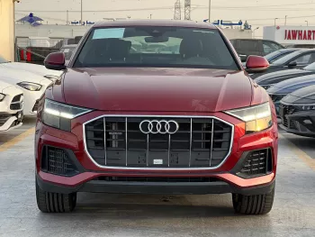 Audi Q8 Petrol 2023 Model Year Red Color Exterior