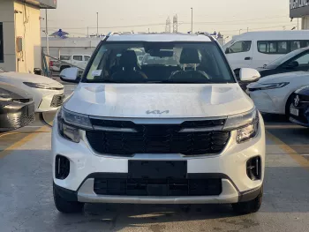 Kia Seltos 2025 Model Year White Color Exterior