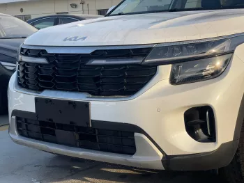 Kia Seltos 2025 Model Year White Color Exterior