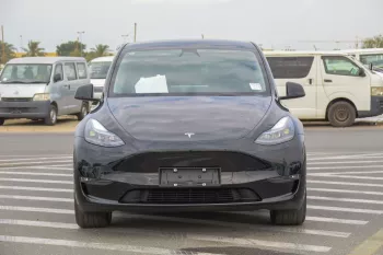 Tesla Model Y Long Range 2022 Model Year Black Color Exterior