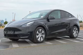 Tesla Model Y Long Range 2022 Model Year Black Color Exterior