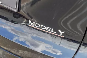 Tesla Model Y Long Range 2022 Model Year Black Color Exterior