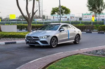 Mercedes-Benz CLA Class 250e 2022 Model Year Silver Color Exterior
