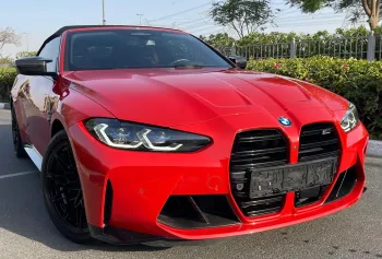 BMW  M4 Competition XDrive Convertible 2021 Model Year Red Color