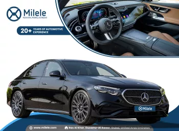 Mercedes-Benz E Class E200 2025 Model Year Black Color Exterior