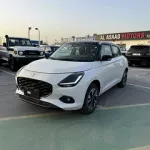 Suzuki Swift GLX Full Option 1.2L 2025 Model Year White Color Exterior - Thumbnail 1