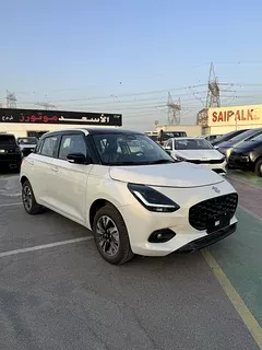 Suzuki Swift GLX Full Option 1.2L 2025 Model Year White Color Exterior