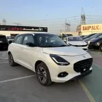 Suzuki Swift GLX Full Option 1.2L 2025 Model Year White Color Exterior - Thumbnail 2