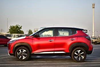 Nissan Magnite Acenta 2025 Model Year turbo CVT Automatic Red Color