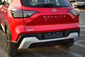 Nissan Magnite Acenta 2025 Model Year turbo CVT Automatic Red Color
