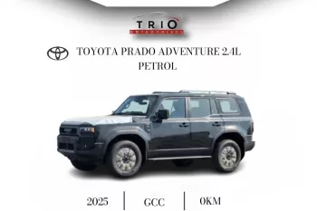 TOYOTA PRADO ADVENTURE 2025 MODEL YEAR FULL OPTION BLACK COLOR