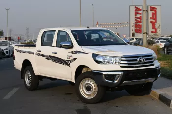Toyota Hilux GL2 4WD 2.4L Diesel 2025 Model Year White Color Exterior