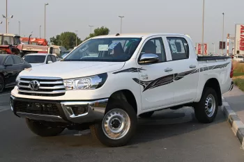 Toyota Hilux GL2 4WD 2.4L Diesel 2025 Model Year White Color Exterior