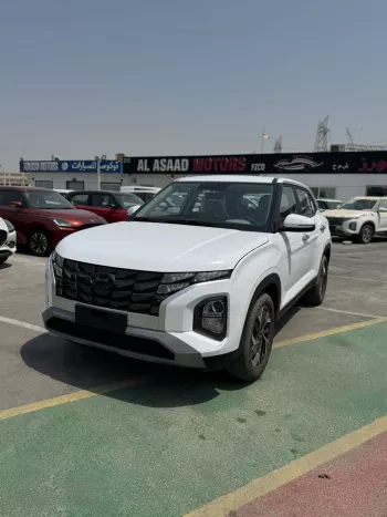 Brand New Hyundai Creta 2025 Model Year White Color Exterior 