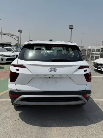 Brand New Hyundai Creta 2025 Model Year White Color Exterior 